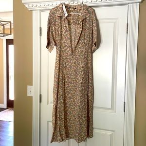 Zara printed Shirt Dress Size Large
